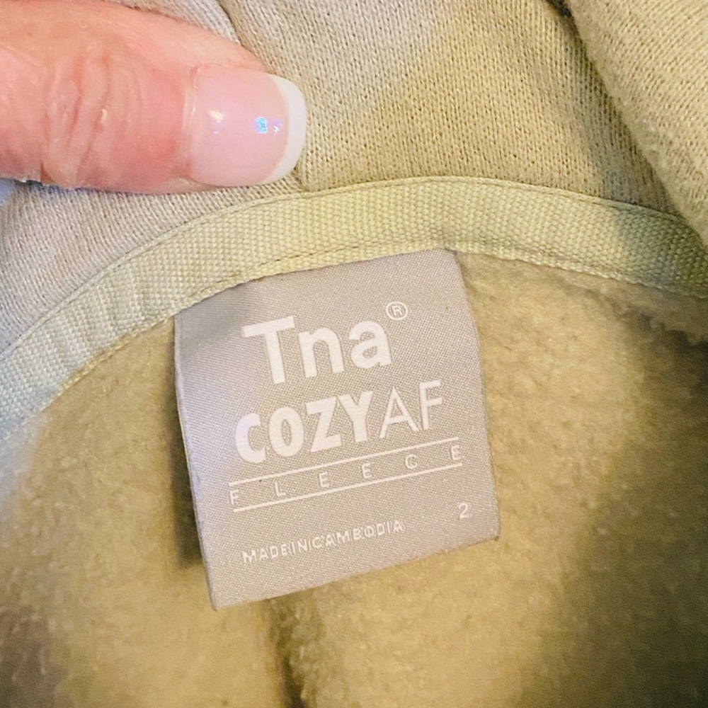 TNA Cosy af Cropped Hoodie - Picture 8 of 10